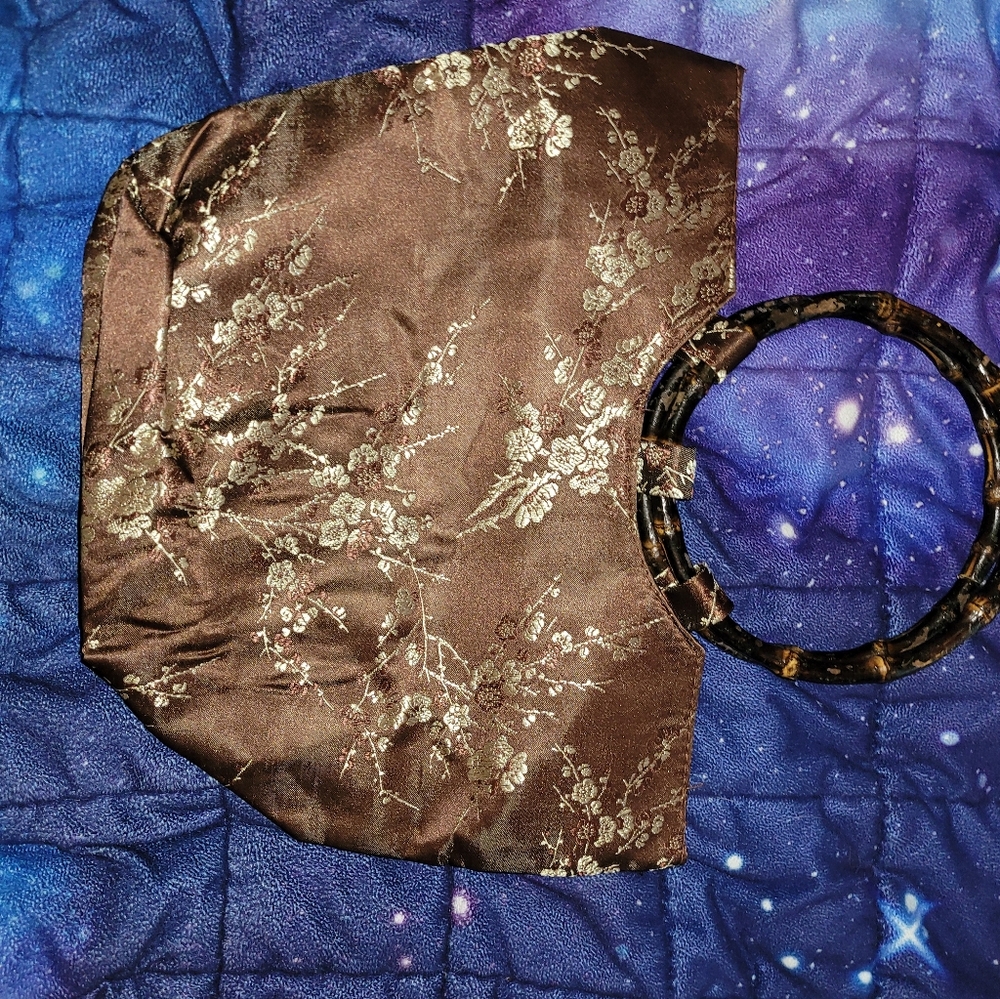 Brown Chinese purse